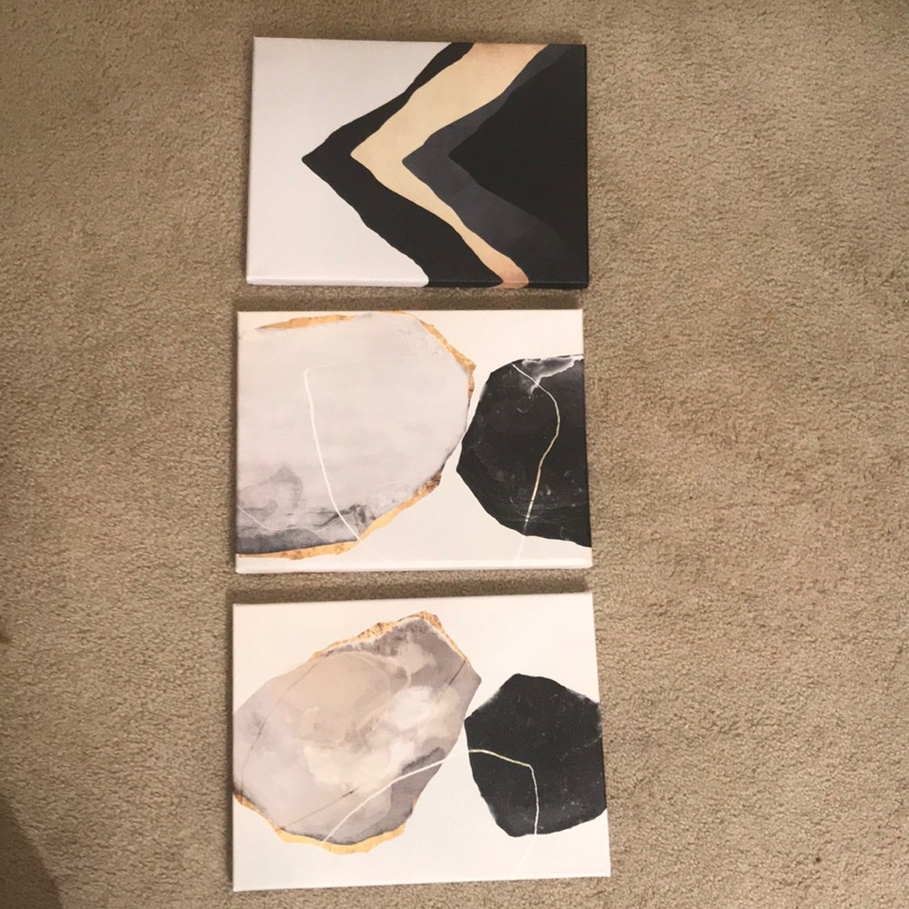 Canvas Marble Wall Art